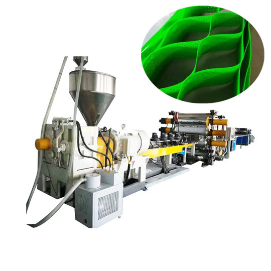 HDPP / PE plastik təbəqə Geocell istehsal xətti